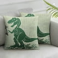 thumbnail image 1 of Nawypu RAWR Means I Love You in Dinosaur Pillow case for Son, Daughter, Children, Dinosaur Room Decor, Funny Tyrannosaurus  Cushion Cover Decoration for Sofa Couch Bed White, 1 of 6