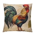thumbnail image 1 of Nawypu  Rooster Pillow Covers Farmhouse Animal Throw Pillow Covers Vintage France Style Farm Poultry Chicken with Quote Pillow Case Home Decorative Cushion Cover 18 x 18 Inches, 1 of 5