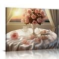 thumbnail image 1 of Nawypu Rose Wall Art Accept Let Go Have Faith Bedroom Wall Decor Flower Romantic Floral Wooden Inspirational Quotes Decor for Living Room Bathroom Wood Hanging Farmhouse Bedroom Art,, 1 of 4