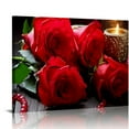 thumbnail image 1 of Nawypu Roses Wall Art Bedroom Canvas prints Poster Pictures Living room Printing Wall Decoration, 1 of 4