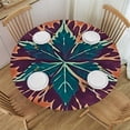 thumbnail image 1 of Nawypu Round Table Cover Tablecloths Round Datura Geometric Pattern Design Outdoor Round Table Cover Waterproof Round Table Top Covers Abstract &nbsp;Tables Polychrome, 1 of 7