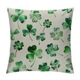 thumbnail image 1 of Nawypu ST Patricks Day Pillow Covers  ST Patricks Day Lucky Clover Decorations Throw Pillows Outdoor Green Shamrocks Decor Cushion Case Decorations for Home Couch Sofa, 1 of 5