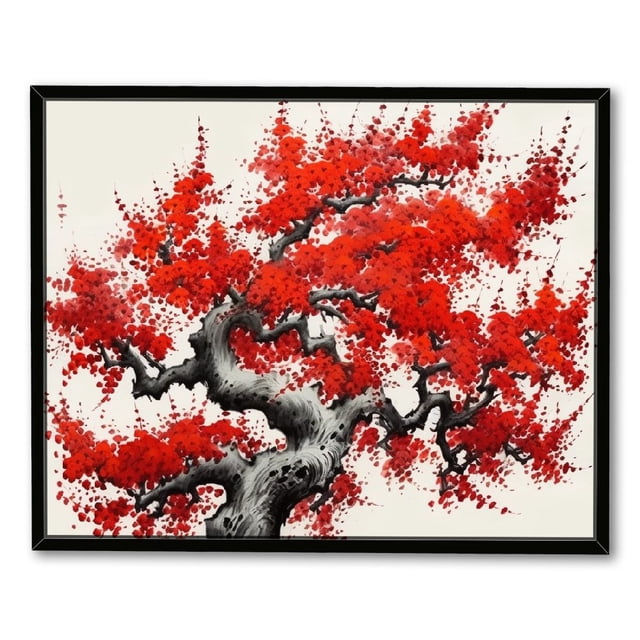 Nawypu Sakura blossoms Floral wall art japanese wall art canvas