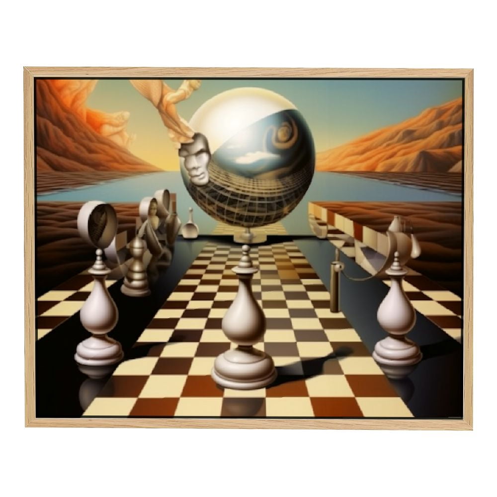 Salvador Dali 1000-Piece Wooden Jigsaw Puzzle – Surrealism Art Puzzle For Adults & Teens