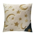 thumbnail image 1 of Nawypu  Sequins Pillow Covers Fur Cushion Covers Sequins Decorative Throw Pillow Cases White Moon Star, 1 of 5