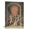 thumbnail image 1 of Awypu , and Death Satan Comes to The of by William Art Canvas Poster Decorative Painting Canvas Wall Art Living Room Posters Bedroom Painting 12x18inch(30x45cm), 1 of 4
