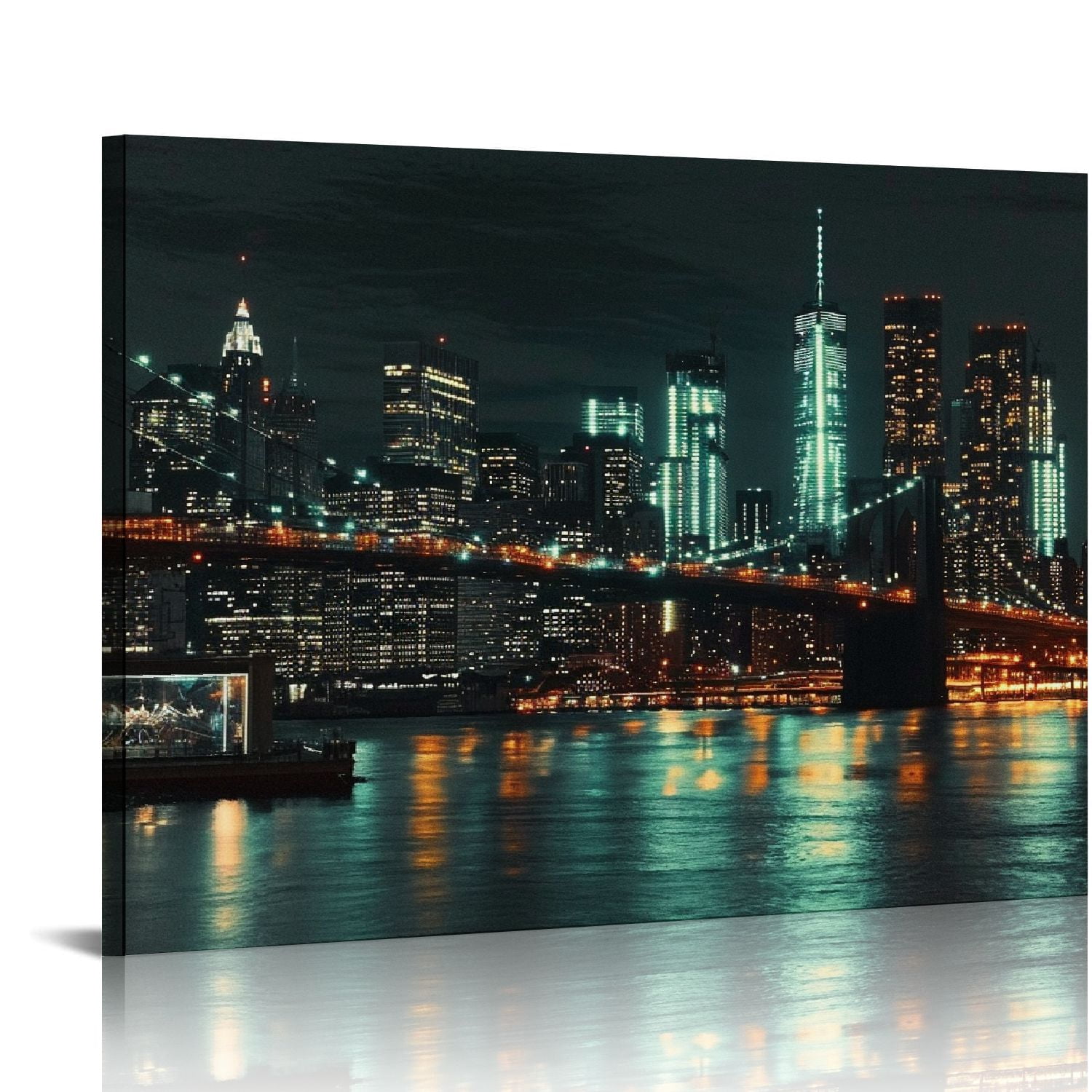 Nawypu Single Panel Canvas Prints Wall Art Pictures NY City New York ...