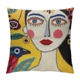 thumbnail image 1 of Nawypu  Soft Throw Pillow Covers Abstract Art Square Cushion Cover Outdoor Balcony Pillow Cases for for Sofa Living Room and Bed, 1 of 5