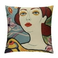thumbnail image 1 of Nawypu  Soft Throw Pillow Covers Abstract Art Square Cushion Cover Outdoor Balcony Pillow Cases for for Sofa Living Room and Bed, 1 of 5
