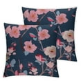 thumbnail image 1 of Nawypu Spring Cherry Blossom Throw Pillow Covers Pillowcases Set of 2Japanese Flower Branch Decorative Square Pillow Case Cushion Covers Standard Size for Sofa Couch Outdoor Bed Pillow Protector, 1 of 6