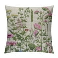 thumbnail image 1 of Nawypu Spring Floral Pillow Covers Vintage Sage Green Wild Flowers Decor Throw Pillows Wildflower Plant Outdoor Farmhouse Decorative Cushion Cases for Couch Bed Sofa Decoration, 1 of 5