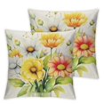 thumbnail image 1 of Nawypu  Spring Floral Throw Pillow Covers  Home Sweet Home Flowers Truck Farmhouse Decorative Pillows Soft Cushion Cases for Couch Sofa Bed Home Decor 2pcs  12x12in, 1 of 6