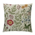 thumbnail image 1 of Nawypu  Spring Pillow Covers, Sage Green Herb Wild Floral Decorative Outdoor Throw Pillows Green Plant Flower Farmhouse Cushion Pillow Covers for Sofa Couch Outdoor Decor, 1 of 5