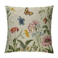 thumbnail image 1 of Nawypu Spring Summer Floral Pillow Covers  Sage Green Wild Flower Leaf Herbs Throw Pillows Cover Set of  Outdoor Farmhouse Plant Decorative Square Pillowcase for Couch Bed Sofa Decor, 1 of 5