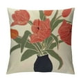 thumbnail image 1 of Nawypu Spring Throw Pillow Covers Tulips Throw Pillow Covers Plush Pillow Case Cushion Cases Seasonal Home Decor Spring Summer Decorations for Home, 1 of 5