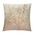 thumbnail image 1 of Nawypu  Square Beige Brown Gold Tree Branch Cushion Case Luxury Modern Throw Pillow Cover Decorative Pillow for Couch Living Room Bedroom Car, 1 of 5
