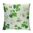 thumbnail image 1 of TIAOTIAOHOU St Patricks Day Decorations Pillow Covers,Lucky Shamrock Clover Pillows Decorative Throw Pillow Covers,Spring Farmhouse Decor Cushion Case for Home Couch Sofa, 1 of 5