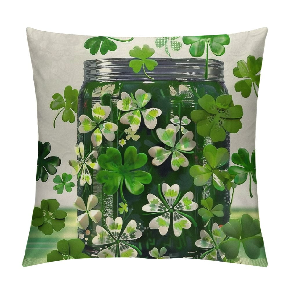 st patricks day lumbar pillow