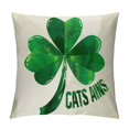 thumbnail image 1 of TIAOTIAOHOU St Patricks Day Pillow Covers Green Buffalo Plaid Clover Shamrock Pillow Case Happy Saint Patricks Day Decorations for Home Cushion Covers Decor for Sofa Couch Bed, 1 of 5