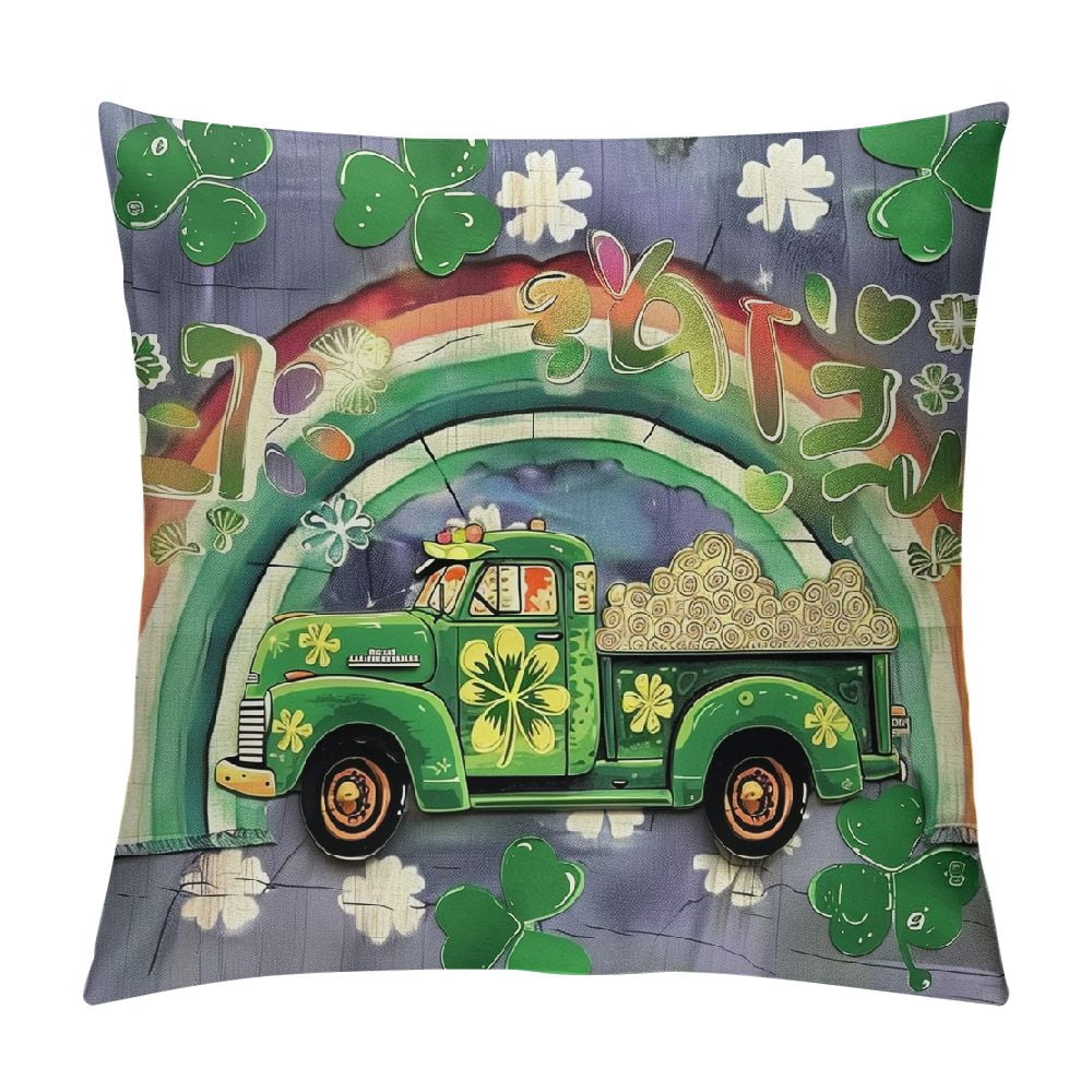 st patricks day lumbar pillow