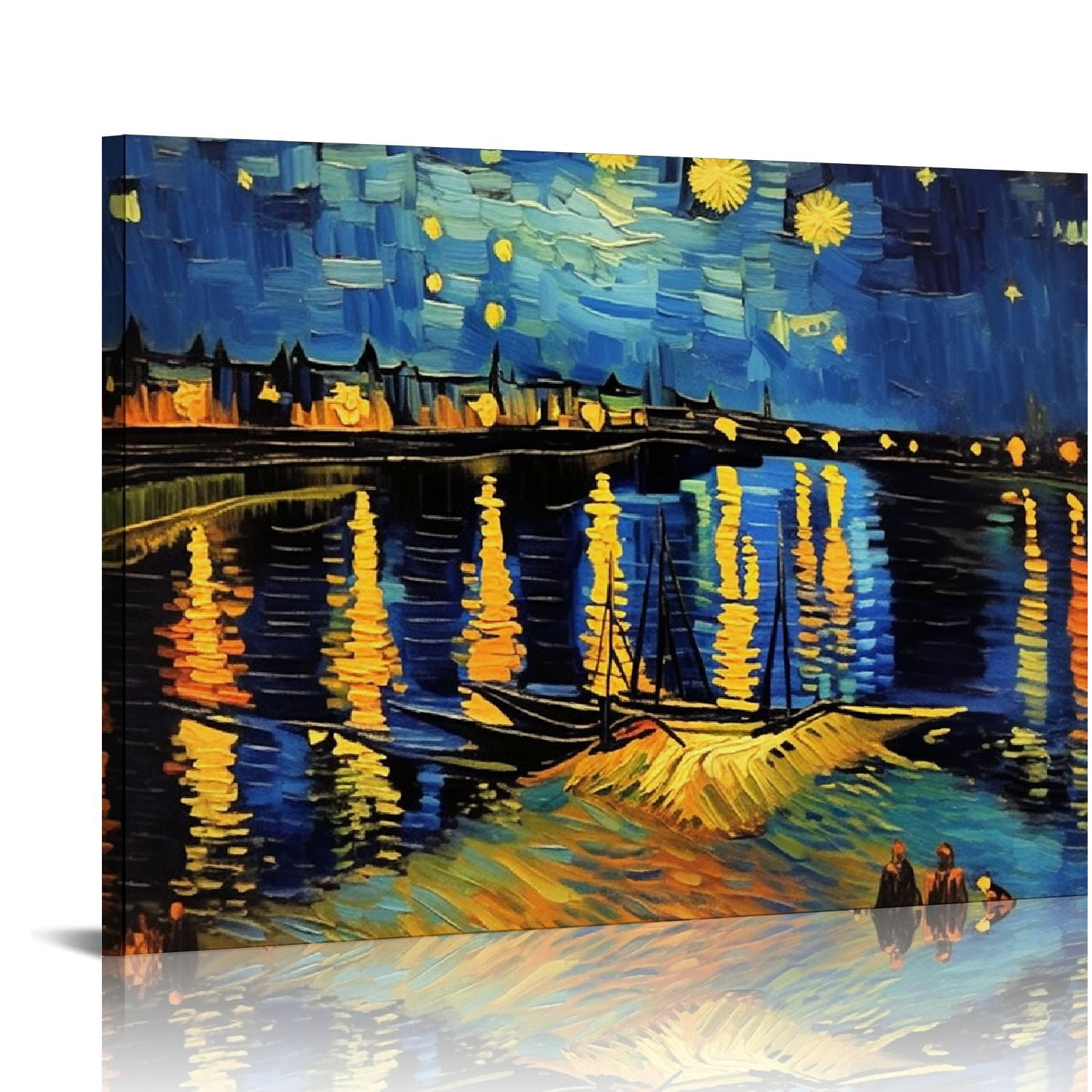 Nawypu - Starry Night Over The Rhone Art Classic Art. Giclee Prints ...