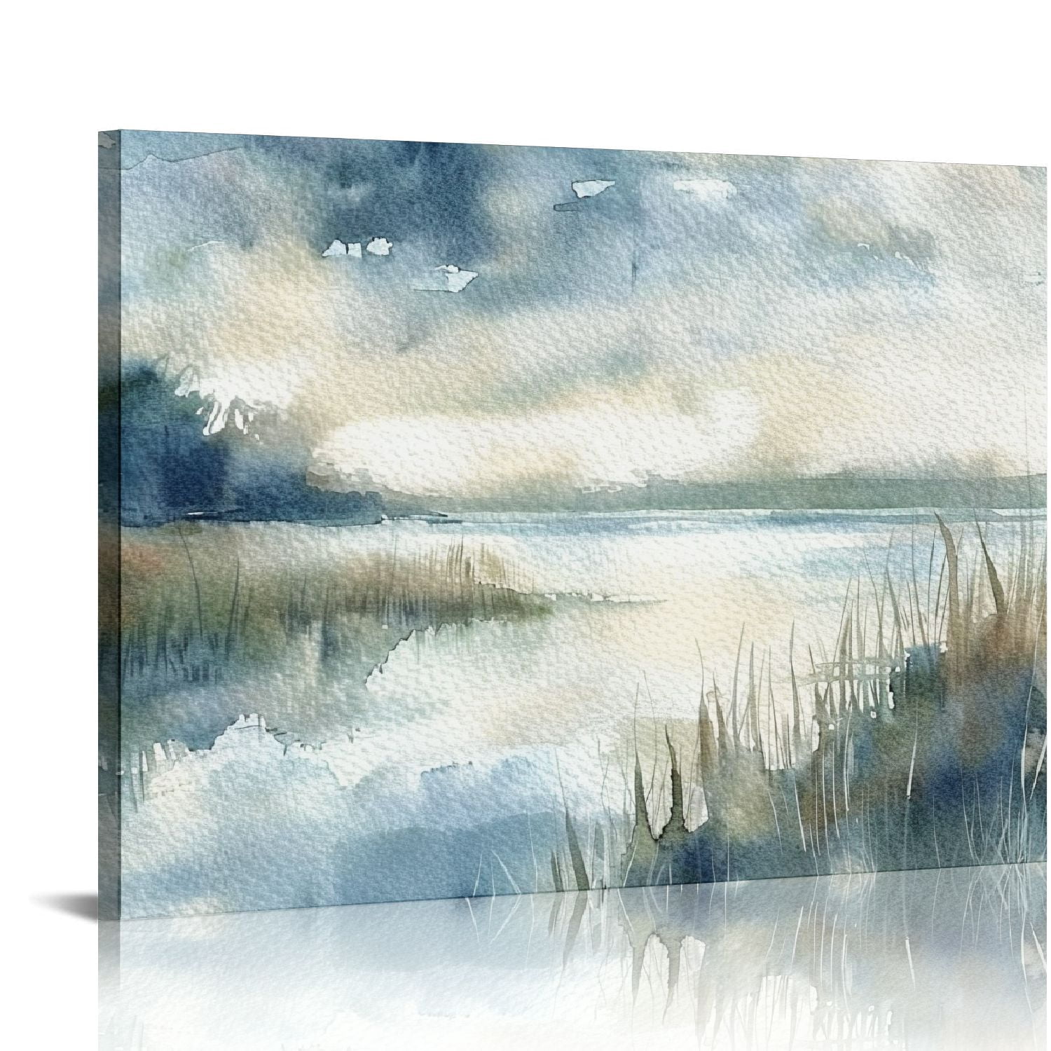 Nawypu Still Evening Waters II Canvas Wall Decor Robinson for Living
