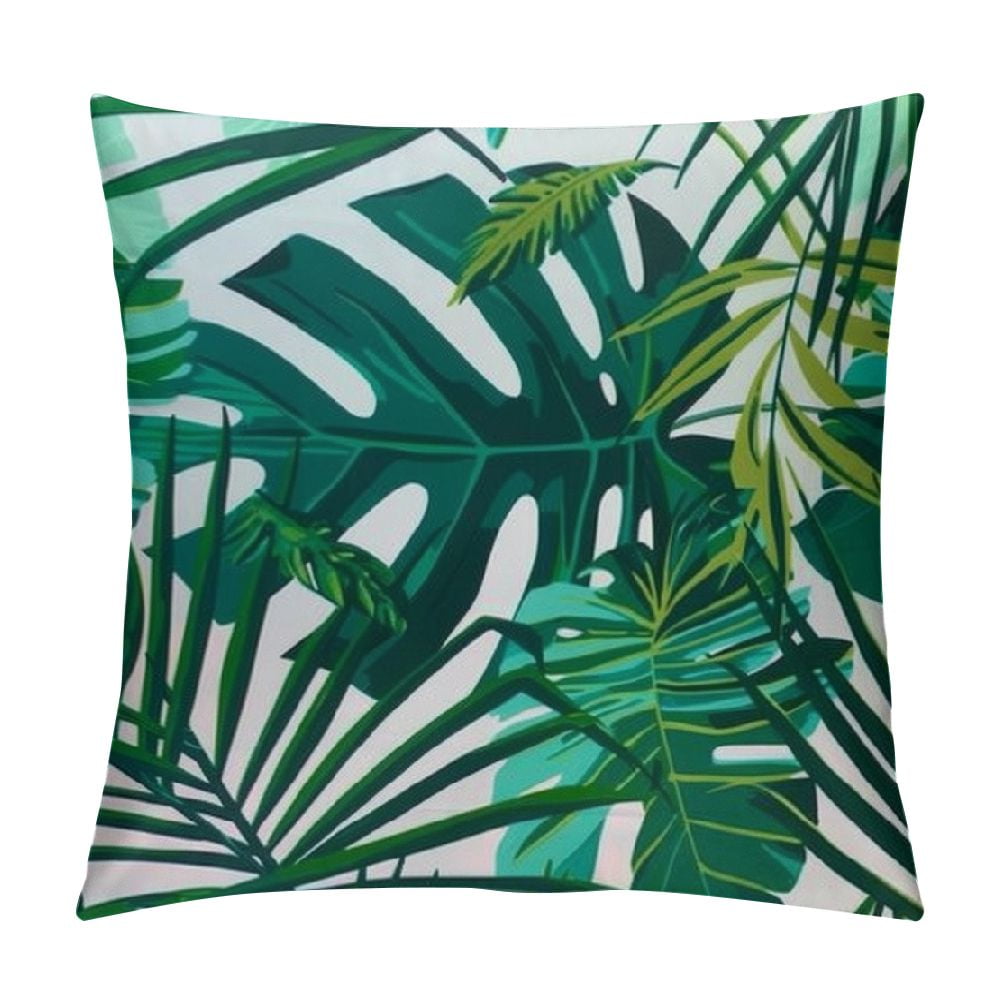 Nawypu Summer Tropical Pillow Covers , Tropical Pillow Covers Outdoor