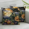 thumbnail image 1 of Nawypu Sun Moon Throw Pillow Cover Cloud Mushroom Mandala Warm Cozy Cushion Cases Couch Bedroom Sofa Recliner Car Chair Living Room 2pcs, 1 of 6