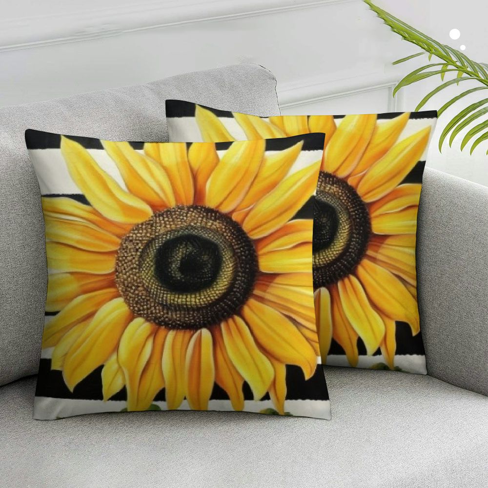 Sunflowers Quickpoint Pillow Cover Kit - 16 Inch Cross Stitch Craft