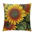 thumbnail image 1 of Nawypu  Sunflower Throw Pillow Cover Couch Pillow Case Square Outdoor Pillow Sofa Bed Lumbar Pillowcase Decorative, 1 of 5