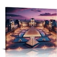 thumbnail image 1 of Nawypu Sunset at the Louvre - Sunsets  Gallery Wrapped Canvas Wall Art, 1 of 6