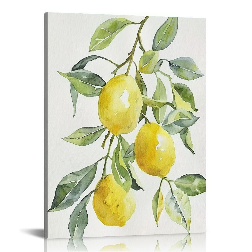 Lot De Cadres Décoratifs Kirkland's 9x9 – Fruits Traditionnels, Noir Et Or