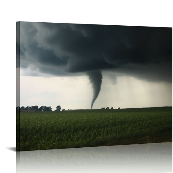 Nawypu TORNADO IN TORNADO ALLEY Poster Painting Canvas Wall Art Living Room Bedroom Decor Modern