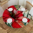 thumbnail image 1 of Nawypu Table Cloth Hibiscus Flowers Tablecloth Round Summer Colorful Hawaiian Tropical Plants Table Cover for Dining Room Kitchen Decoration, 1 of 7