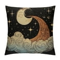 thumbnail image 1 of Nawypu  Tarot The Sun Moon and Star Palmistry Hand Mystical Throw Pillow Covers, Bedroom Living Room Girls Room Home College Dorm Decor,Astrology Tarot Lovers Gifts Gifts, 1 of 5