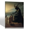 thumbnail image 1 of Nawypu The Sabbath of Witches by Francisco De Goya World's Famous Canvas Print Wall Art Reproduction Artwork for Living Room, Bedroom, Office,Hallway Decoration (The Sabbath of Witches, 16x20), 1 of 4