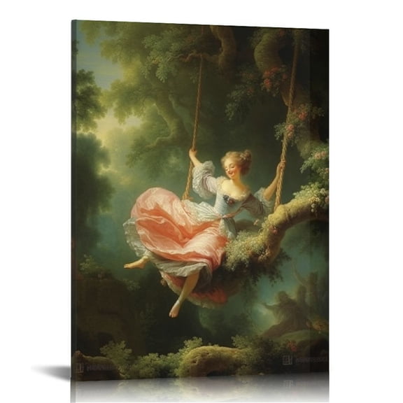 Nawypu The Swing 1767 Canvas Art Print Wall Decor