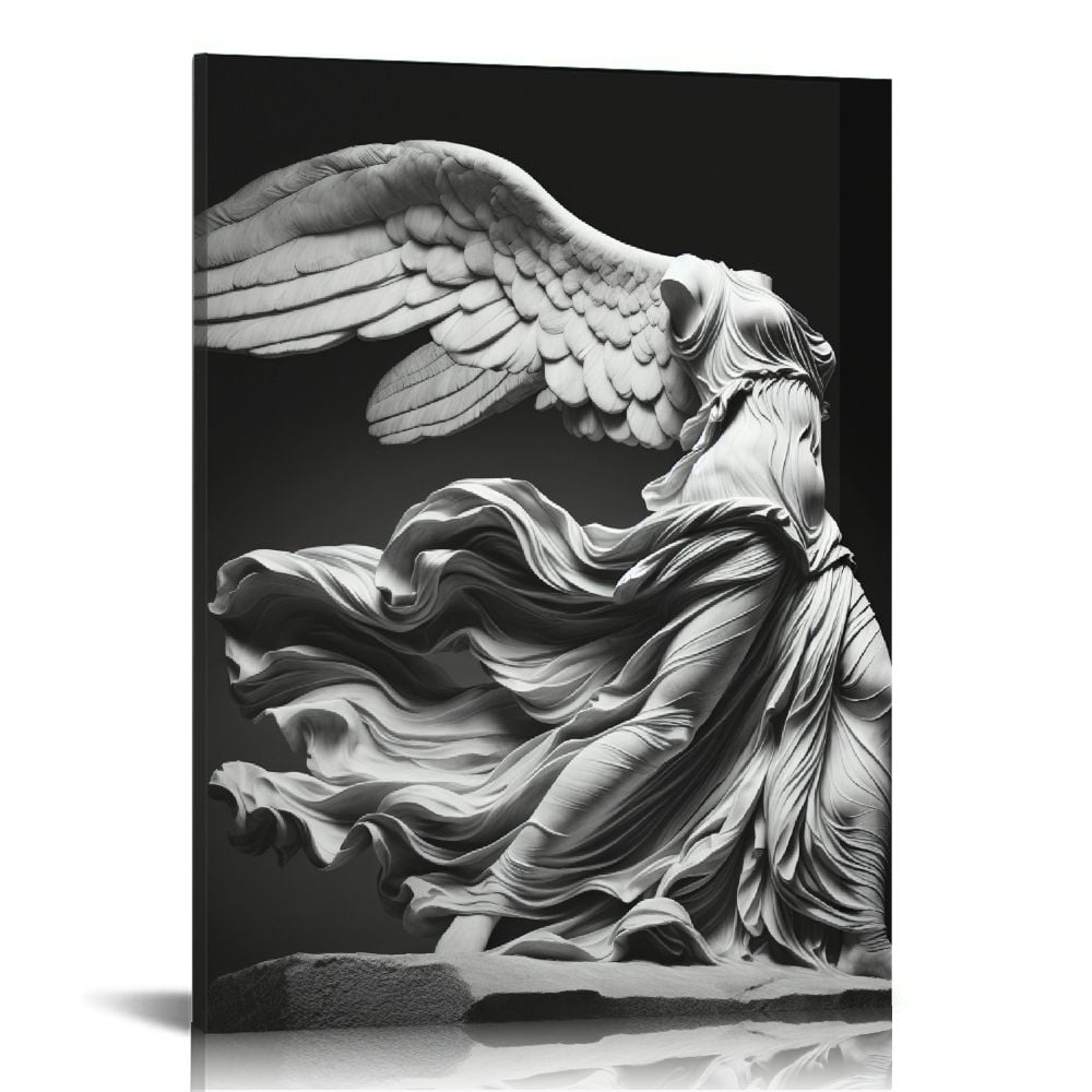 Winged Victory Of Samothrace Poster – Louvre Art Print For Modern Wall Decor (Framed Or Unframed)