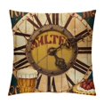thumbnail image 1 of Nawypu Throw Pillow Case Square Decorative Cushion Cover with Beer Pattern Pillow Covers,, 1 of 5
