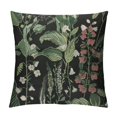 thumbnail image 1 of Nawypu  Throw Pillow Cover Lily Valley Fern Floral Buds Leaves Stems Hand Drawn Wildflower Spring Plant Square Pillow Case Cushion Cover for Home Car Decorative, 1 of 5
