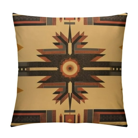 Nawypu Throw Pillow Cover Santa Fe Creams South Western Decorative Pillow Case Home Decor Square Pillowcase
