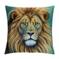 thumbnail image 1 of Nawypu  Throw Pillow Covers Classic Lion Pillow Cover Square Pillow Case Cushion for Home Decor Sofa Couch, 1 of 5