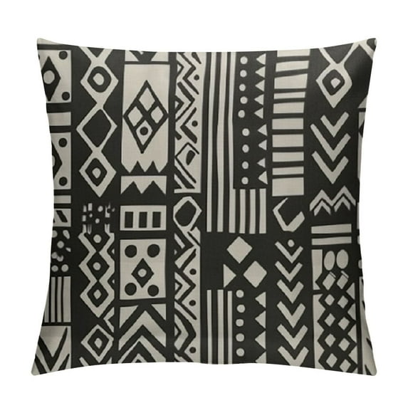 Nawypu Throw Pillow Covers Home Decor Set of Geometric Arrow Abstract Vintage Retro Mexico American Pillow Cases Decorative Outdoor Cushion Couch Sofa Pillowcases