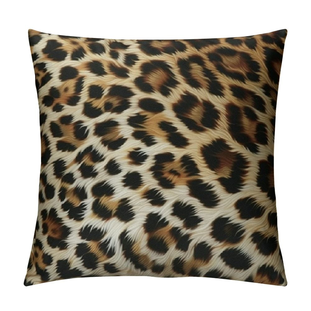 Nawypu Throw Pillow Covers Leopard Pillow Covers Cheetah Animal Print