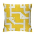 thumbnail image 1 of Nawypu  Throw Pillow Covers Modern Decorative Pillow Covers, Geometry Outdoor Square Pillow Cushion Cases for Couch Sofa Bedroom Car,Yellow, 1 of 5