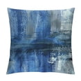 thumbnail image 1 of Nawypu  Throw Pillow Covers Modern Home Art Decor, Pillow Cases Decorative, Abstract Oil Painting Pillowcases for Bedroom, Living Room, Cushion Couch Sofa, Navy Blue, 1 of 5