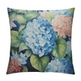 thumbnail image 1 of Nawypu  Throw Pillow Covers, Watercolor Hydrangea Blue Flower Home Decorative Pillowcases Cushion Case Covers for Couch Bed Sofa, 1 of 5