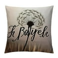 thumbnail image 1 of Nawypu  Throw Pillows Cover Dandelion Just Breathe Inspirational Quote About Freedom Miscellaneous Breath Doodle Air Flower Free Cushion Case  for Fall Home Decor, 1 of 5