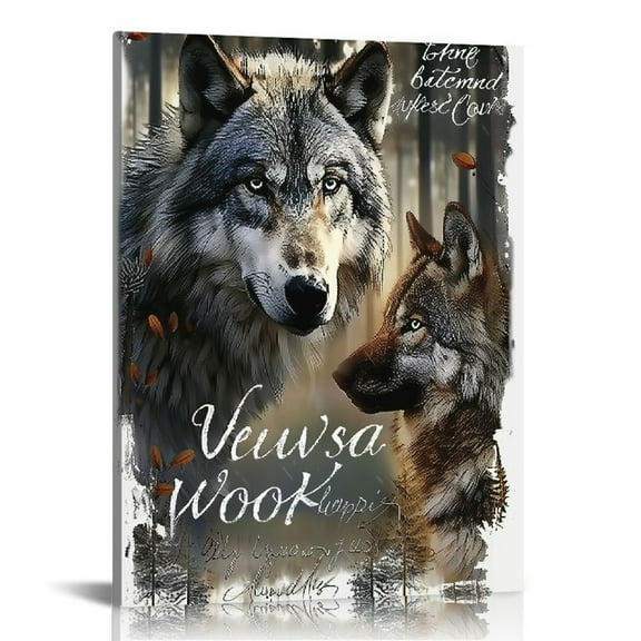 Nawypu To My Daughter Canvas From Mom Dad Mother You Will Never Lose Wolf Daughter Birthday Gifts Graduation Christmas Custom Wall Art Print Framed Canvas