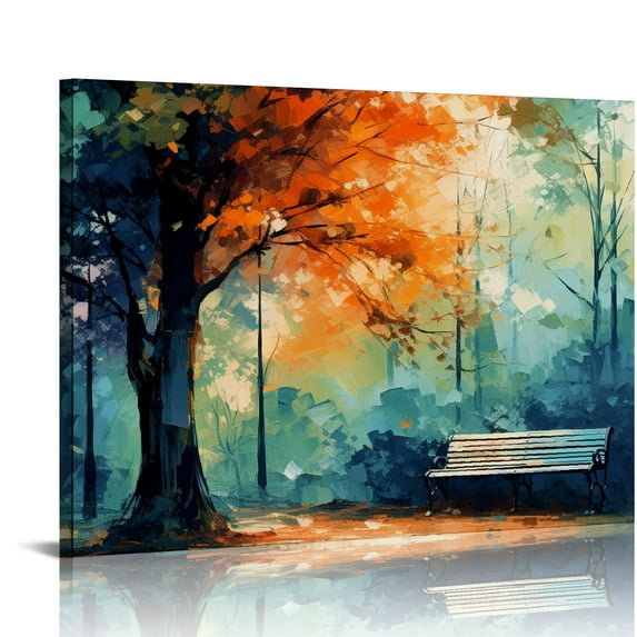 Awypu  Tree Wall-Art For Bedroom - Abstract Art Wall Decor - Graffiti Wall Art For Living Room Large Size Colorful Pictures Poster Ready To Hang